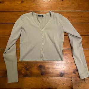 Brandy Melville Light Green Knit Sweater